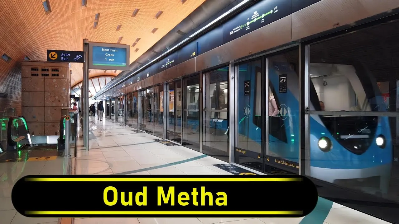 Oud Metha Metro Station Green Line