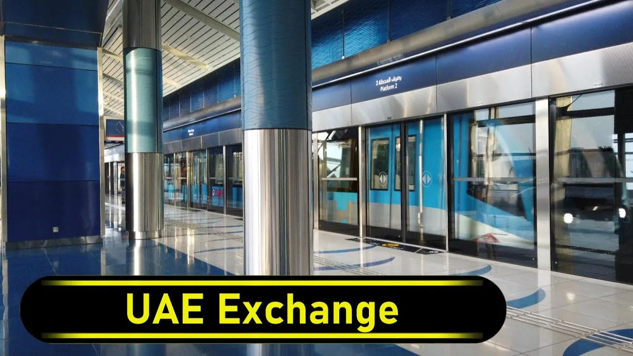 UAE Exchange Jebel Ali Metro Station Red Line