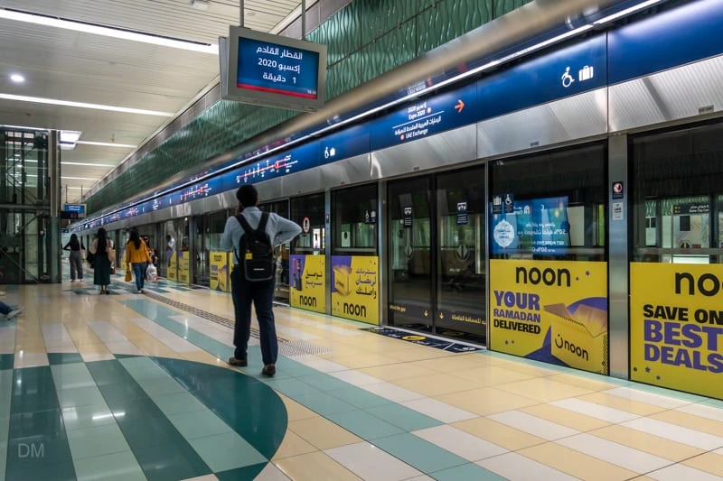Deira City Center Metro Station Red Line