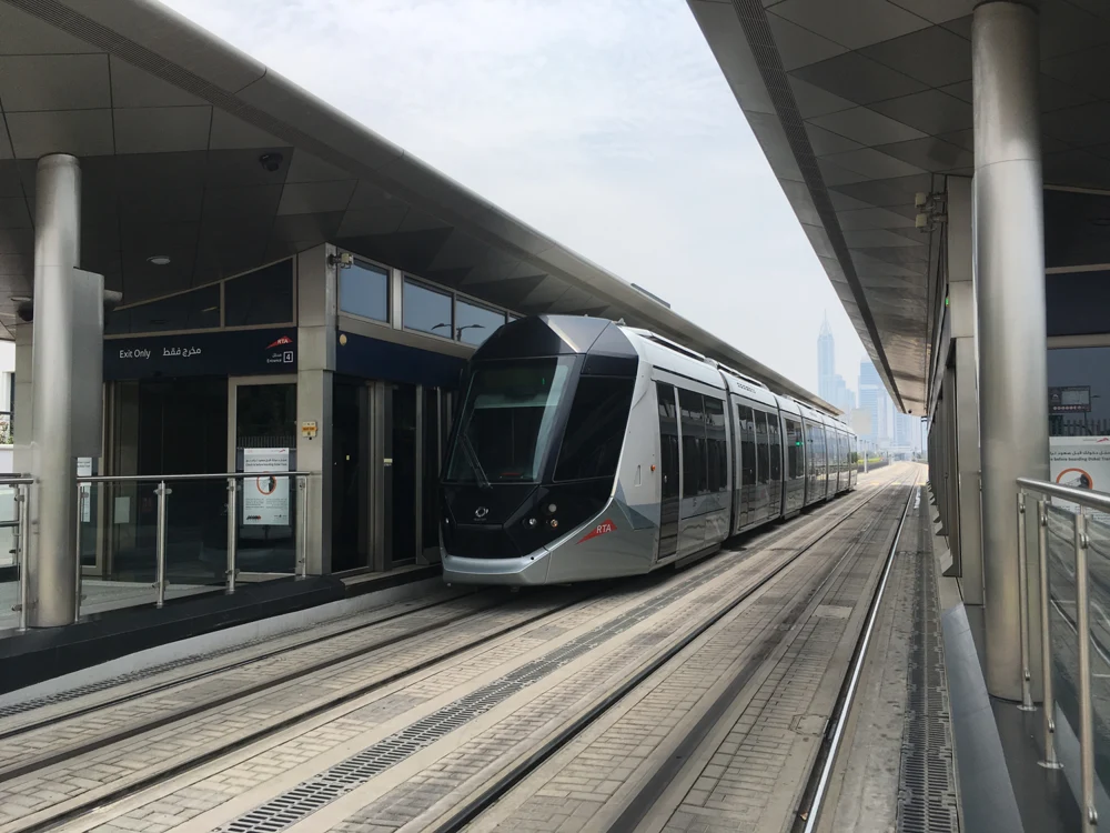 Al Sufouh Tram Station Tram Line