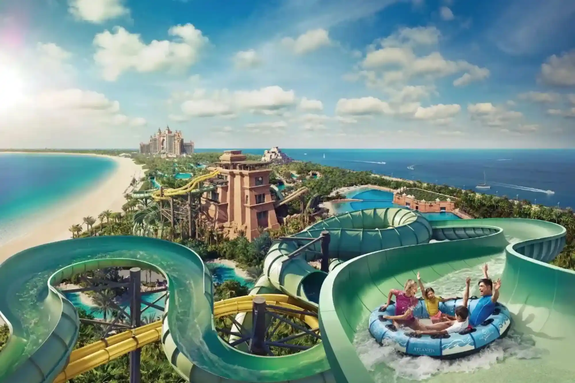 Aquaventure Waterpark Dubai slides