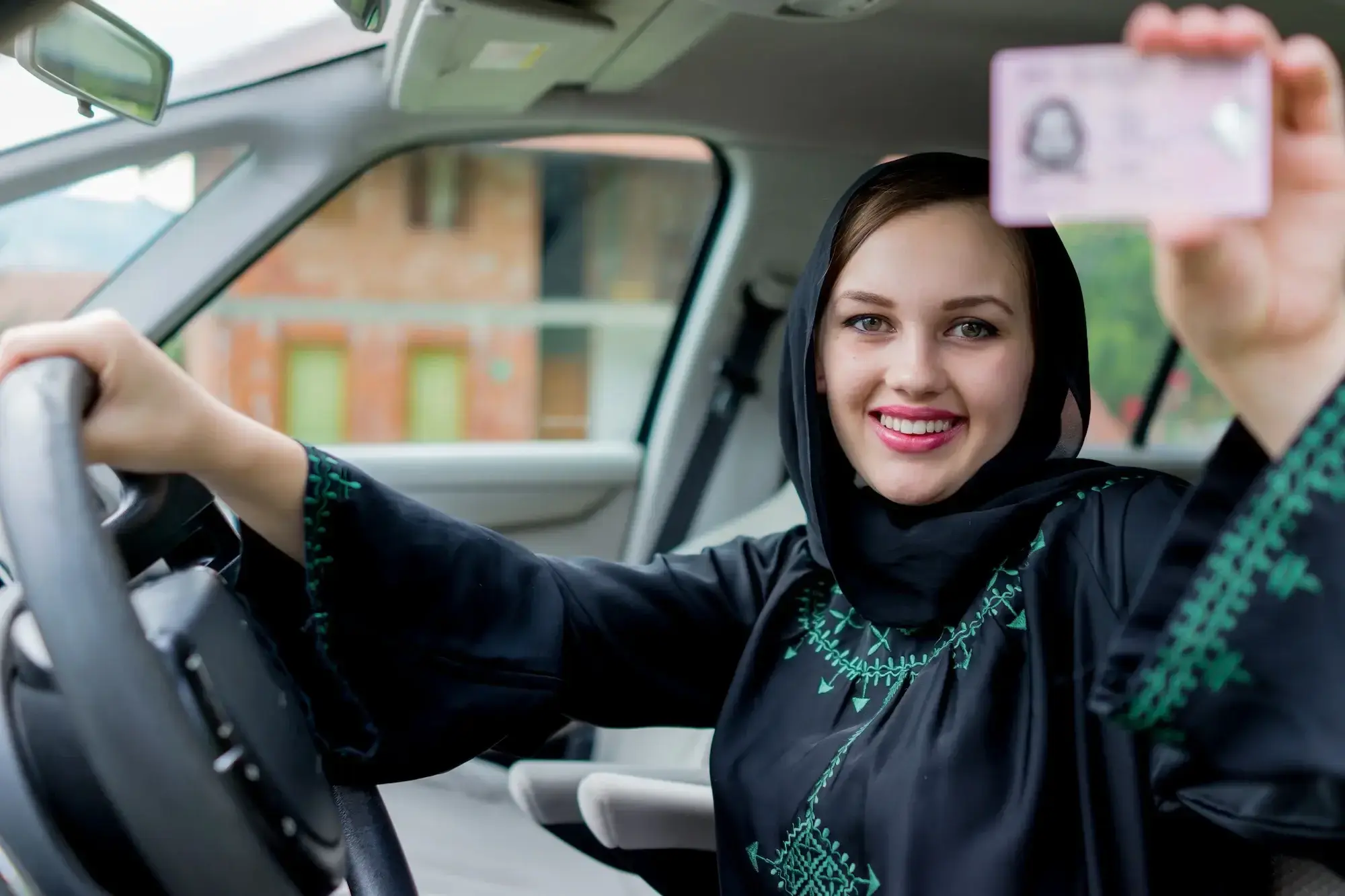 Female taxi driver Dubai