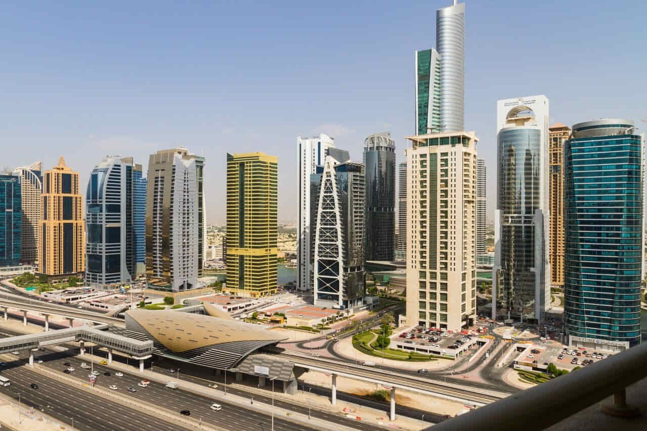 Jumeirah Lake Towers metro station Dubai