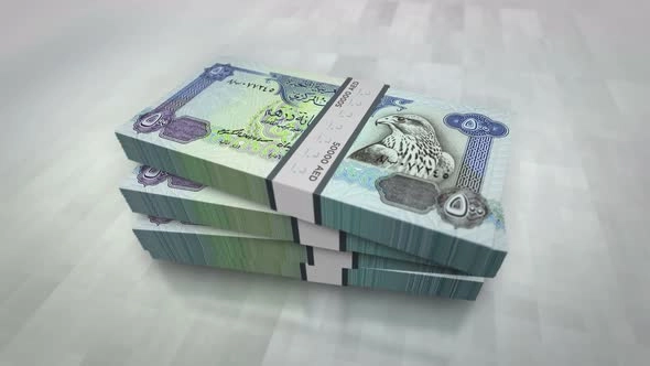 Banknotes in Dubai Money